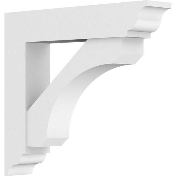 Ekena Millwork Standard Legacy Architectural Grade PVC Bracket With Traditional Ends, 5"W x 24"D x 24"H BKTP05X24X24LEC01 - main